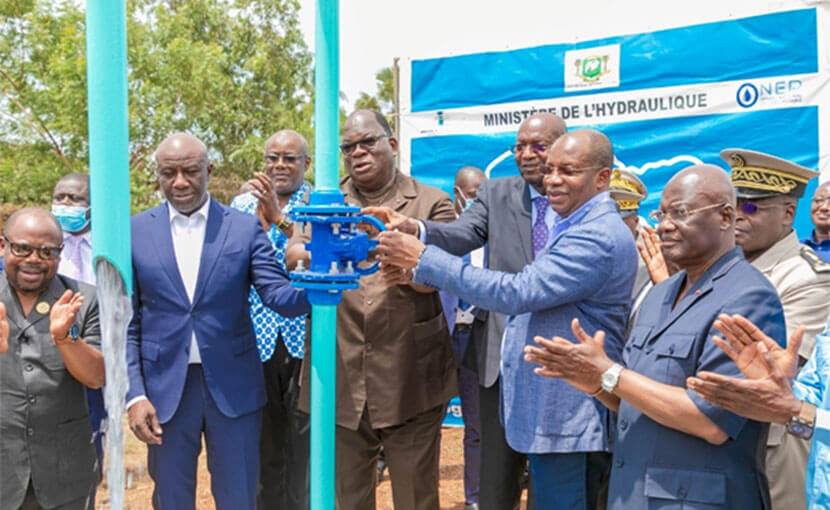 La caravane eau potable pour tous est à Agnibilékro
