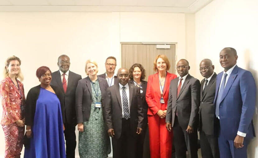 Le Ministre de l’Hydraulique de l’Assainissement et de la Salubrité reçoit une délégation Allemande (GAPWAS)