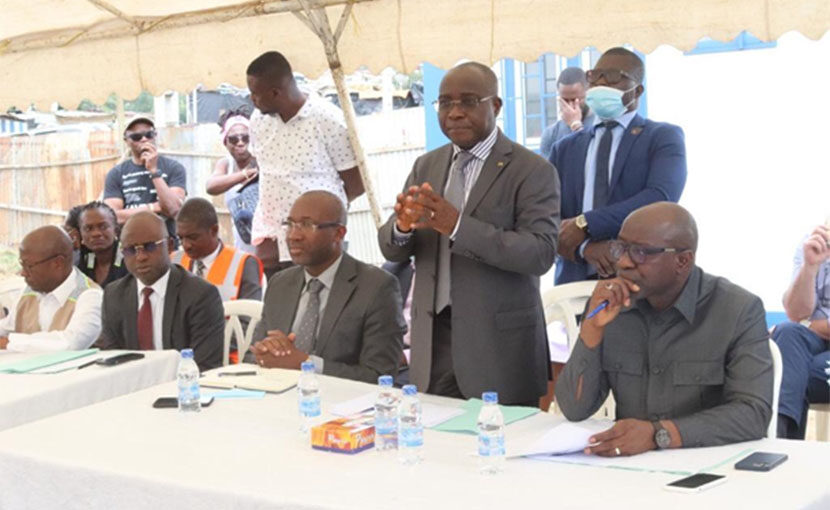 Reprise des travaux de construction du barrage (B6) à la Riviera Palmeraie: Le Ministre Bouaké Fofana a rencontré les populations vivant sur le site