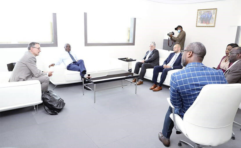 Audience de Monsieur le Ministre Bouaké FOFANA avec une délégation de DENYS